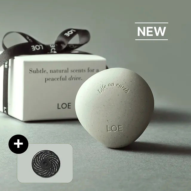 LOE Car Diffuser Set: Gray Case + Refill 1ea